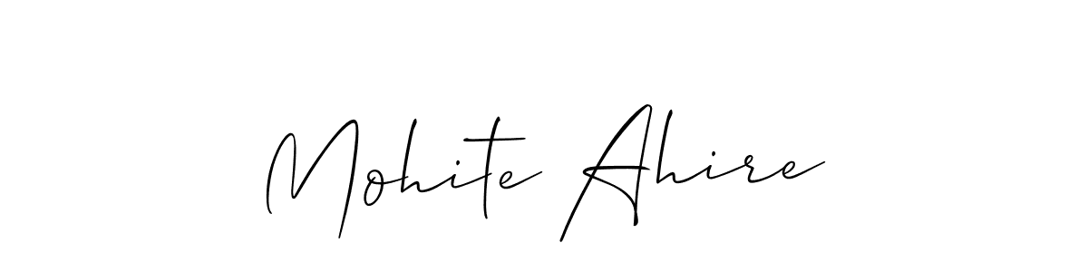 See photos of Mohite Ahire official signature by Spectra . Check more albums & portfolios. Read reviews & check more about Allison_Script font. Mohite Ahire signature style 2 images and pictures png