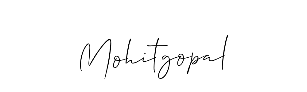 Similarly Allison_Script is the best handwritten signature design. Signature creator online .You can use it as an online autograph creator for name Mohitgopal. Mohitgopal signature style 2 images and pictures png