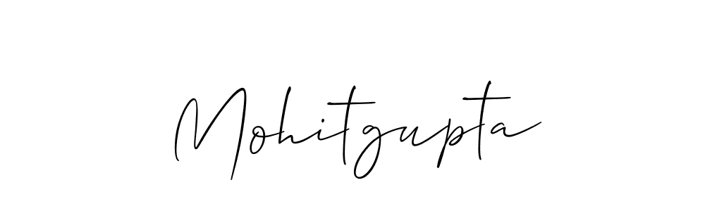 How to make Mohitgupta signature? Allison_Script is a professional autograph style. Create handwritten signature for Mohitgupta name. Mohitgupta signature style 2 images and pictures png