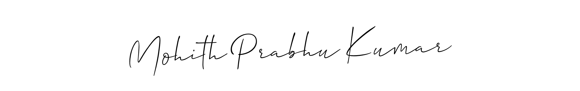 Make a beautiful signature design for name Mohith Prabhu Kumar. Use this online signature maker to create a handwritten signature for free. Mohith Prabhu Kumar signature style 2 images and pictures png