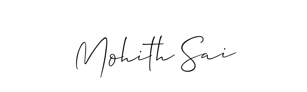 Best and Professional Signature Style for Mohith Sai. Allison_Script Best Signature Style Collection. Mohith Sai signature style 2 images and pictures png
