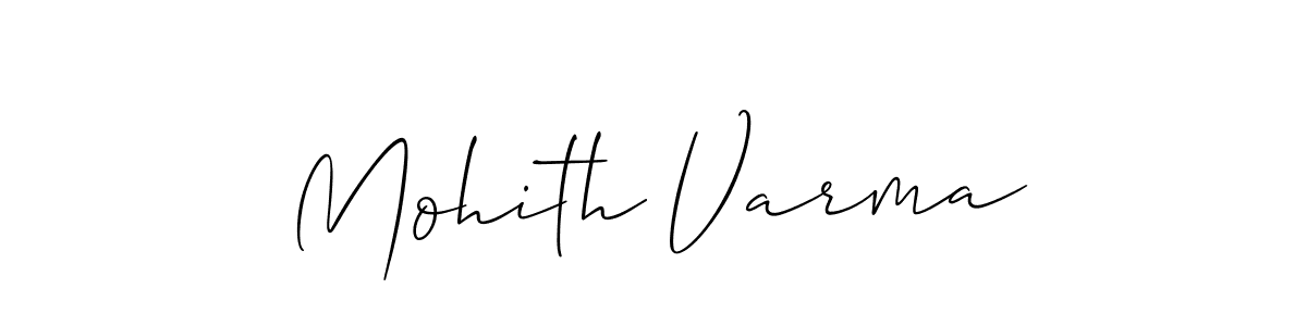 This is the best signature style for the Mohith Varma name. Also you like these signature font (Allison_Script). Mix name signature. Mohith Varma signature style 2 images and pictures png