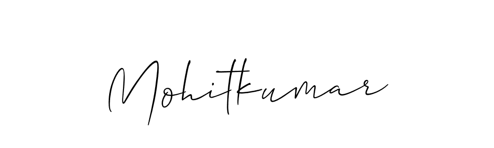 Make a beautiful signature design for name Mohitkumar. With this signature (Allison_Script) style, you can create a handwritten signature for free. Mohitkumar signature style 2 images and pictures png