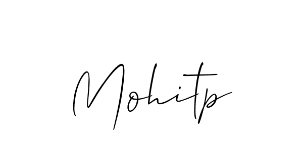Create a beautiful signature design for name Mohitp. With this signature (Allison_Script) fonts, you can make a handwritten signature for free. Mohitp signature style 2 images and pictures png