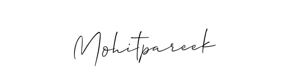 Make a beautiful signature design for name Mohitpareek. Use this online signature maker to create a handwritten signature for free. Mohitpareek signature style 2 images and pictures png