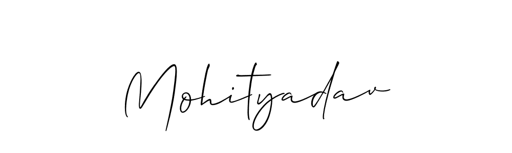 Mohityadav stylish signature style. Best Handwritten Sign (Allison_Script) for my name. Handwritten Signature Collection Ideas for my name Mohityadav. Mohityadav signature style 2 images and pictures png