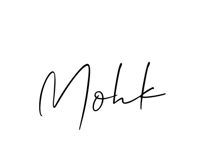 if you are searching for the best signature style for your name Mohk. so please give up your signature search. here we have designed multiple signature styles  using Allison_Script. Mohk signature style 2 images and pictures png