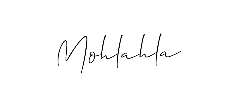 if you are searching for the best signature style for your name Mohlahla. so please give up your signature search. here we have designed multiple signature styles  using Allison_Script. Mohlahla signature style 2 images and pictures png