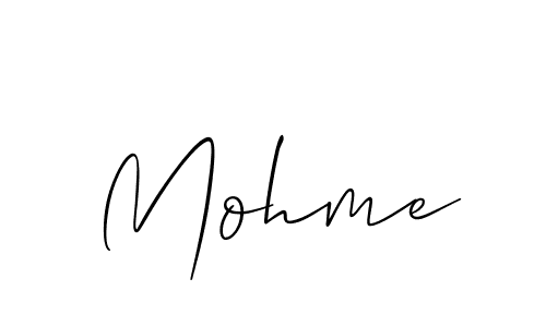 Best and Professional Signature Style for Mohme. Allison_Script Best Signature Style Collection. Mohme signature style 2 images and pictures png