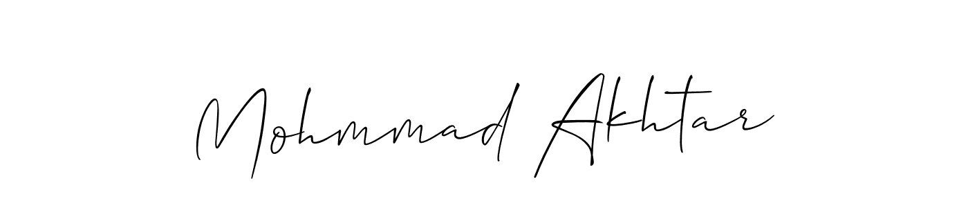 Once you've used our free online signature maker to create your best signature Allison_Script style, it's time to enjoy all of the benefits that Mohmmad Akhtar name signing documents. Mohmmad Akhtar signature style 2 images and pictures png