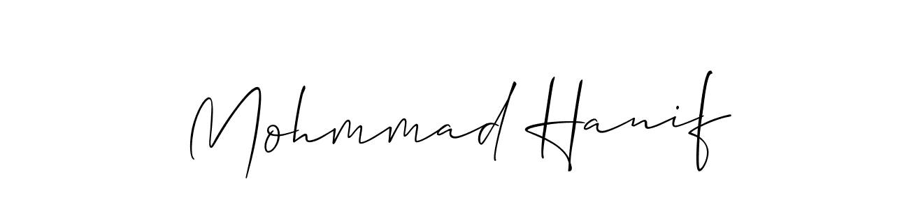 How to Draw Mohmmad Hanif signature style? Allison_Script is a latest design signature styles for name Mohmmad Hanif. Mohmmad Hanif signature style 2 images and pictures png