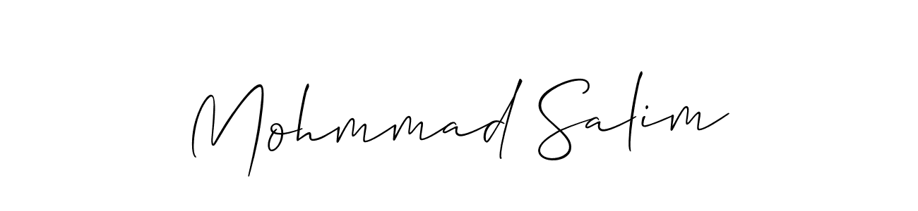 Once you've used our free online signature maker to create your best signature Allison_Script style, it's time to enjoy all of the benefits that Mohmmad Salim name signing documents. Mohmmad Salim signature style 2 images and pictures png