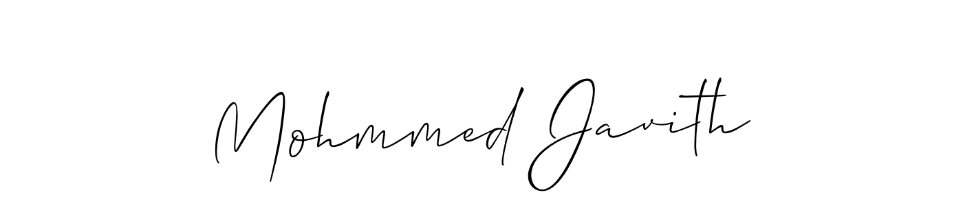 The best way (Allison_Script) to make a short signature is to pick only two or three words in your name. The name Mohmmed Javith include a total of six letters. For converting this name. Mohmmed Javith signature style 2 images and pictures png