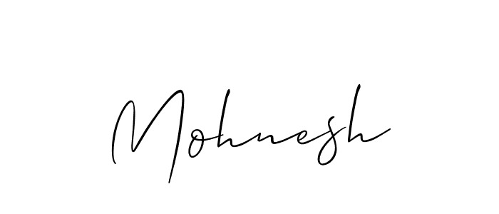 The best way (Allison_Script) to make a short signature is to pick only two or three words in your name. The name Mohnesh include a total of six letters. For converting this name. Mohnesh signature style 2 images and pictures png