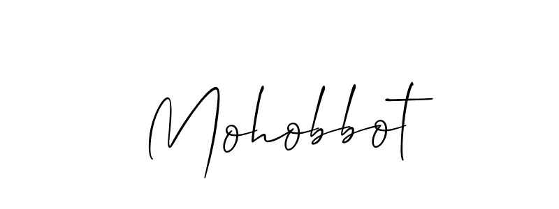 How to make Mohobbot name signature. Use Allison_Script style for creating short signs online. This is the latest handwritten sign. Mohobbot signature style 2 images and pictures png