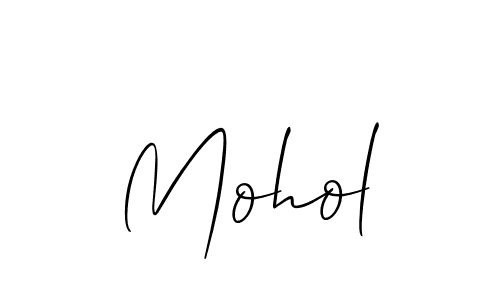 The best way (Allison_Script) to make a short signature is to pick only two or three words in your name. The name Mohol include a total of six letters. For converting this name. Mohol signature style 2 images and pictures png