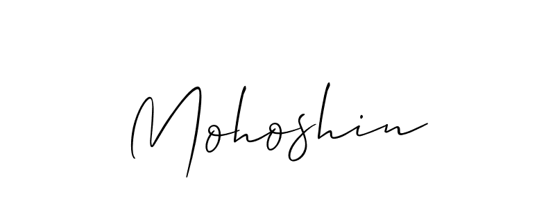 Mohoshin stylish signature style. Best Handwritten Sign (Allison_Script) for my name. Handwritten Signature Collection Ideas for my name Mohoshin. Mohoshin signature style 2 images and pictures png