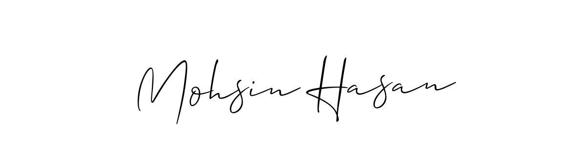 Mohsin Hasan stylish signature style. Best Handwritten Sign (Allison_Script) for my name. Handwritten Signature Collection Ideas for my name Mohsin Hasan. Mohsin Hasan signature style 2 images and pictures png