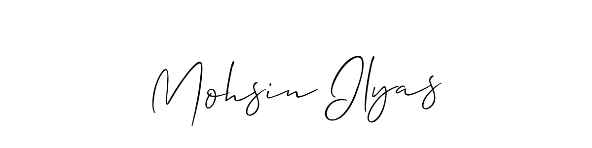 Make a beautiful signature design for name Mohsin Ilyas. Use this online signature maker to create a handwritten signature for free. Mohsin Ilyas signature style 2 images and pictures png