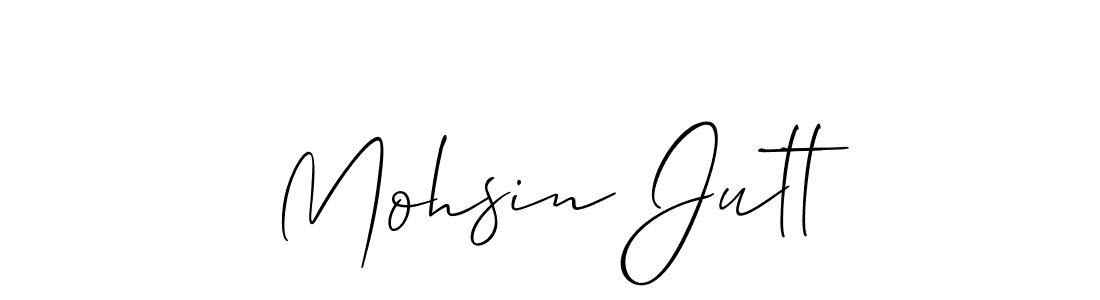 This is the best signature style for the Mohsin Jutt name. Also you like these signature font (Allison_Script). Mix name signature. Mohsin Jutt signature style 2 images and pictures png
