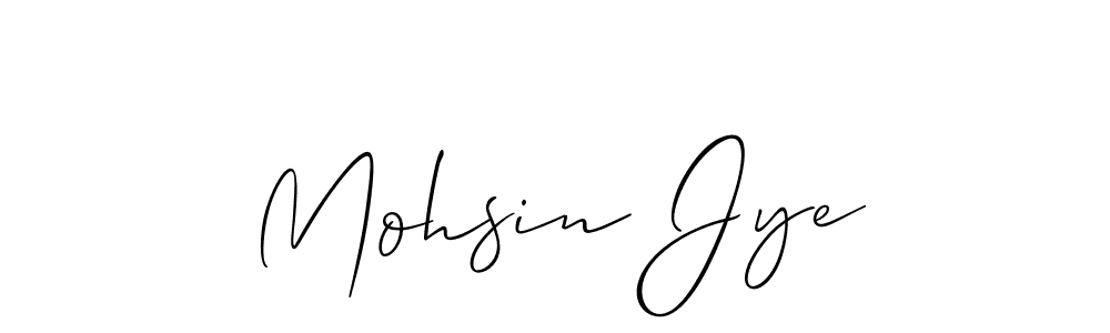 Best and Professional Signature Style for Mohsin Jye. Allison_Script Best Signature Style Collection. Mohsin Jye signature style 2 images and pictures png