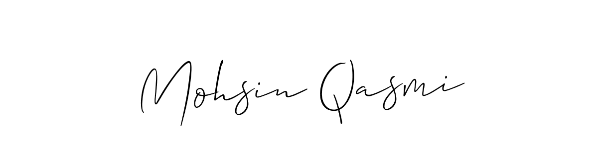 Also You can easily find your signature by using the search form. We will create Mohsin Qasmi name handwritten signature images for you free of cost using Allison_Script sign style. Mohsin Qasmi signature style 2 images and pictures png
