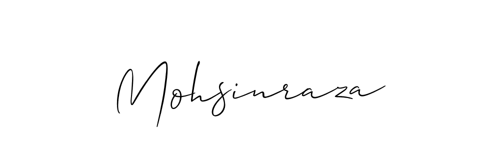 Use a signature maker to create a handwritten signature online. With this signature software, you can design (Allison_Script) your own signature for name Mohsinraza. Mohsinraza signature style 2 images and pictures png