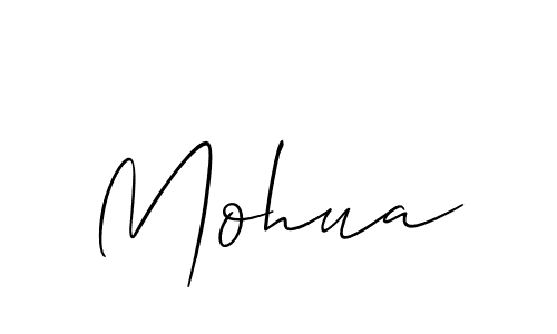 Make a beautiful signature design for name Mohua. Use this online signature maker to create a handwritten signature for free. Mohua signature style 2 images and pictures png