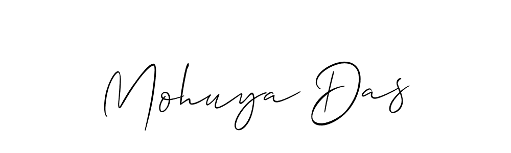 It looks lik you need a new signature style for name Mohuya Das. Design unique handwritten (Allison_Script) signature with our free signature maker in just a few clicks. Mohuya Das signature style 2 images and pictures png