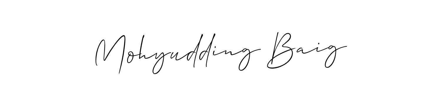See photos of Mohyudding Baig official signature by Spectra . Check more albums & portfolios. Read reviews & check more about Allison_Script font. Mohyudding Baig signature style 2 images and pictures png