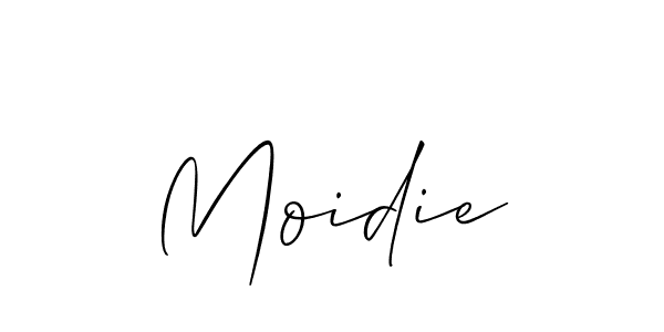 Create a beautiful signature design for name Moidie. With this signature (Allison_Script) fonts, you can make a handwritten signature for free. Moidie signature style 2 images and pictures png