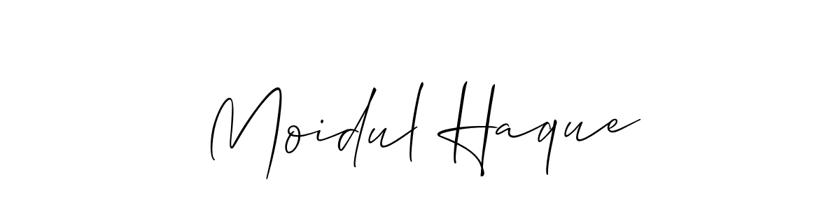 Make a beautiful signature design for name Moidul Haque. Use this online signature maker to create a handwritten signature for free. Moidul Haque signature style 2 images and pictures png