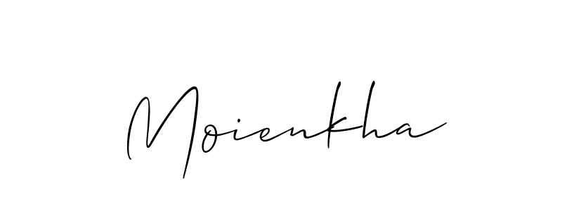 Also we have Moienkha name is the best signature style. Create professional handwritten signature collection using Allison_Script autograph style. Moienkha signature style 2 images and pictures png