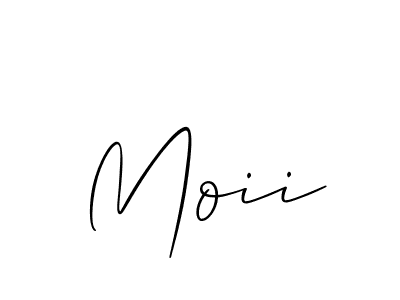 Make a beautiful signature design for name Moii. With this signature (Allison_Script) style, you can create a handwritten signature for free. Moii signature style 2 images and pictures png