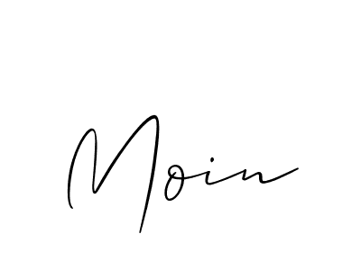 Similarly Allison_Script is the best handwritten signature design. Signature creator online .You can use it as an online autograph creator for name Moin. Moin signature style 2 images and pictures png