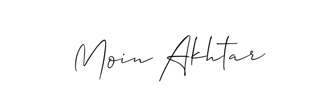 Allison_Script is a professional signature style that is perfect for those who want to add a touch of class to their signature. It is also a great choice for those who want to make their signature more unique. Get Moin Akhtar name to fancy signature for free. Moin Akhtar signature style 2 images and pictures png