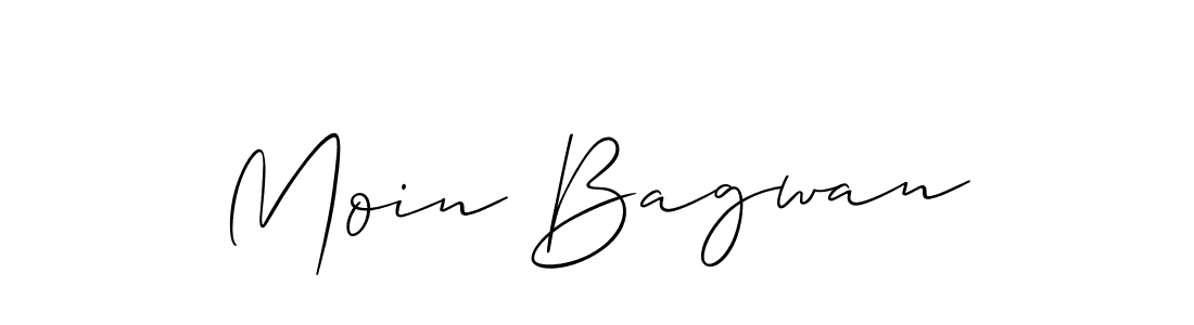 The best way (Allison_Script) to make a short signature is to pick only two or three words in your name. The name Moin Bagwan include a total of six letters. For converting this name. Moin Bagwan signature style 2 images and pictures png