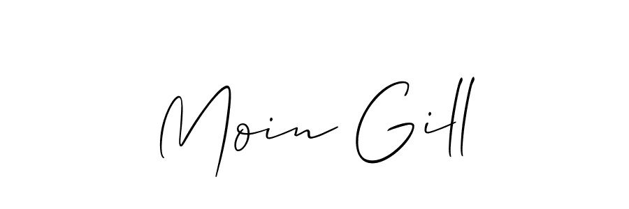 You can use this online signature creator to create a handwritten signature for the name Moin Gill. This is the best online autograph maker. Moin Gill signature style 2 images and pictures png