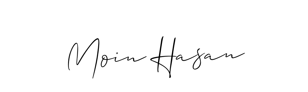 You can use this online signature creator to create a handwritten signature for the name Moin Hasan. This is the best online autograph maker. Moin Hasan signature style 2 images and pictures png