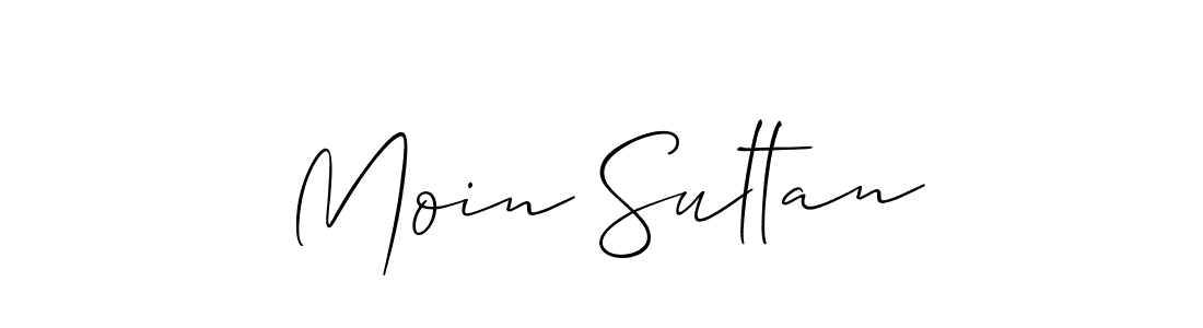 How to make Moin Sultan signature? Allison_Script is a professional autograph style. Create handwritten signature for Moin Sultan name. Moin Sultan signature style 2 images and pictures png