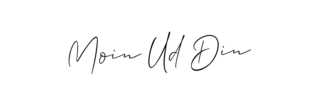 How to Draw Moin Ud Din signature style? Allison_Script is a latest design signature styles for name Moin Ud Din. Moin Ud Din signature style 2 images and pictures png