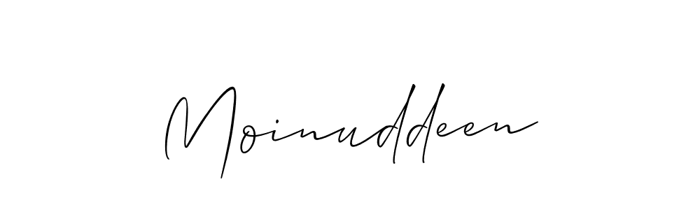 Make a short Moinuddeen signature style. Manage your documents anywhere anytime using Allison_Script. Create and add eSignatures, submit forms, share and send files easily. Moinuddeen signature style 2 images and pictures png