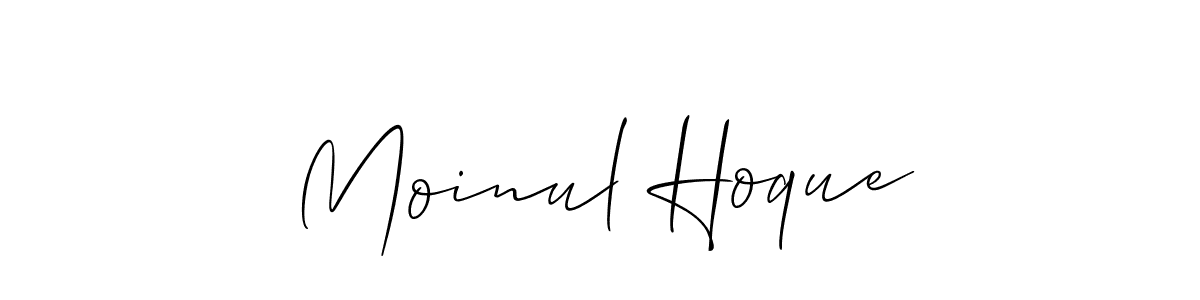 Create a beautiful signature design for name Moinul Hoque. With this signature (Allison_Script) fonts, you can make a handwritten signature for free. Moinul Hoque signature style 2 images and pictures png