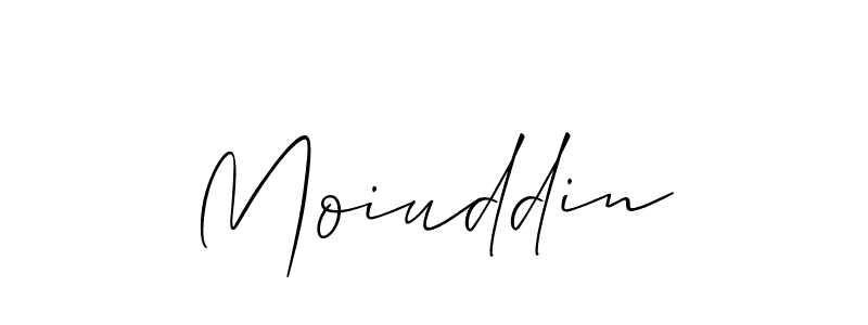 Make a beautiful signature design for name Moiuddin. Use this online signature maker to create a handwritten signature for free. Moiuddin signature style 2 images and pictures png