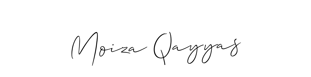 Once you've used our free online signature maker to create your best signature Allison_Script style, it's time to enjoy all of the benefits that Moiza Qayyas name signing documents. Moiza Qayyas signature style 2 images and pictures png