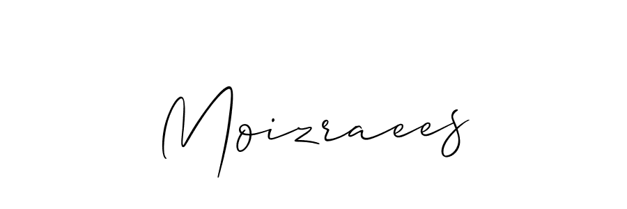 Moizraees stylish signature style. Best Handwritten Sign (Allison_Script) for my name. Handwritten Signature Collection Ideas for my name Moizraees. Moizraees signature style 2 images and pictures png