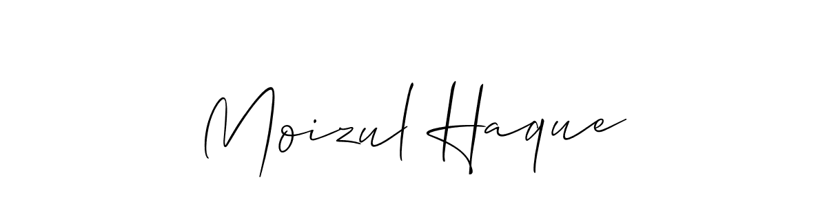 Moizul Haque stylish signature style. Best Handwritten Sign (Allison_Script) for my name. Handwritten Signature Collection Ideas for my name Moizul Haque. Moizul Haque signature style 2 images and pictures png