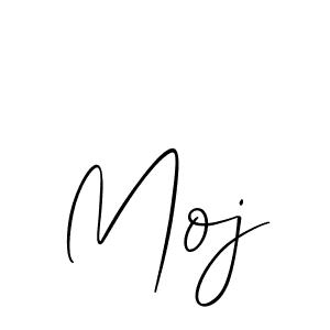 Make a beautiful signature design for name Moj. Use this online signature maker to create a handwritten signature for free. Moj signature style 2 images and pictures png