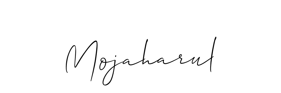 How to Draw Mojaharul signature style? Allison_Script is a latest design signature styles for name Mojaharul. Mojaharul signature style 2 images and pictures png