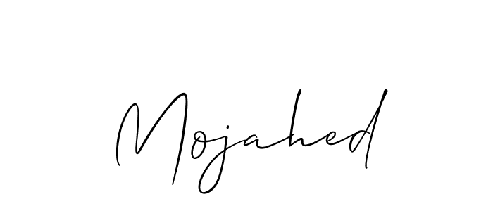 The best way (Allison_Script) to make a short signature is to pick only two or three words in your name. The name Mojahed include a total of six letters. For converting this name. Mojahed signature style 2 images and pictures png